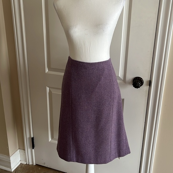 Ann Taylor LOFT skirt 72%wool - Picture 8 of 10